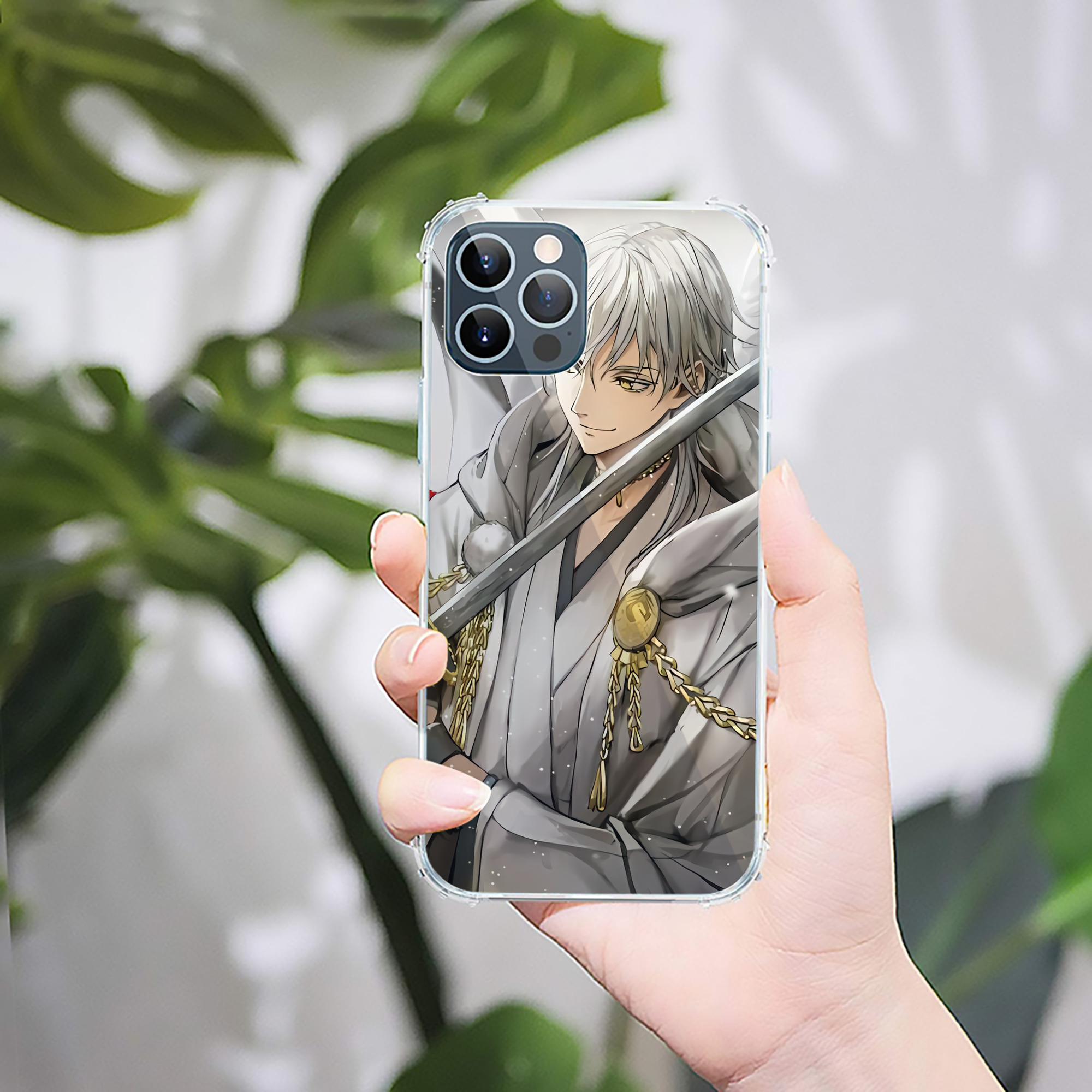 （画像用） 刀剣乱舞 Touken Ranbu 【iPhone 12シリーズ対応】透明スマホケース（クリアソフトケース）
